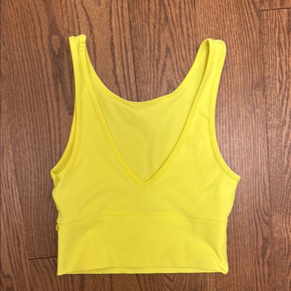 Lululemon yellow top